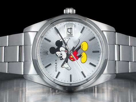 rolex quadrante con topolino|Rolex Oysterdate Precision Topolino Oyster 6694 Mickey Mouse .